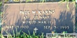 Paul W Karns