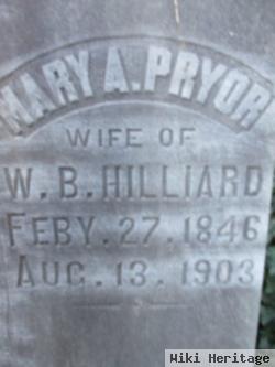 Mary A. Pryor Hilliard