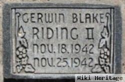 Gerwin Blake Riding