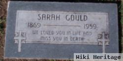 Sarah "sadie" Mccarty Gould
