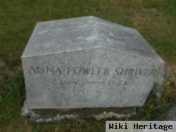 Anna Fowler Shriver