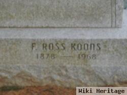 F. Ross Koons