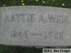 Hattie A Weik