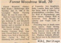 Forest Woodrow "sonny" Wall