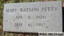 Mary Watson Petty