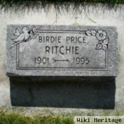 Wilhelmina Constance "birdie" Price Ritchie