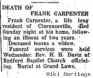 Charles Francis "frank" Carpenter