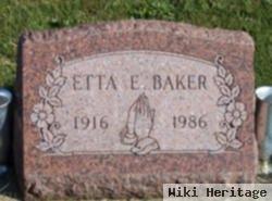 Etta E. Baker