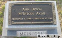 Ann Dixon Mcintosh Akins