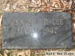 Cynthia D Lee