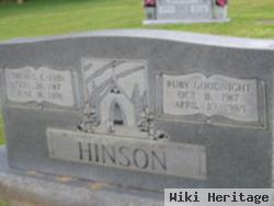 Sgt Thomas Calvin "papa Tom" Hinson