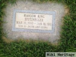 Ransom King Stutznegger