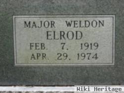 Maj Weldon Forney Elrod