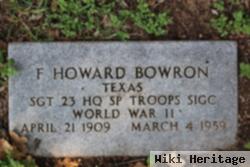 Frank Howard Bowron, Jr