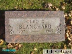 Cleo G Blanchard