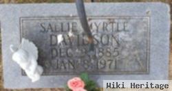 Sallie Myrtle Nelson Davidson