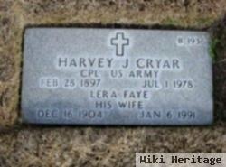 Harvey J Cryar