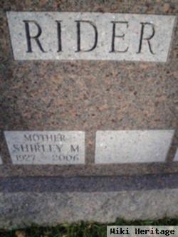 Shirley M. Rider