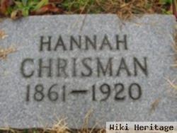 Hannah Sickman Chrisman