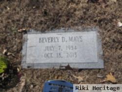 Beverly Dillard Mays