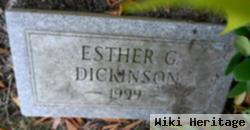 Esther G Dickinson