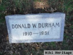 Donald W Durham