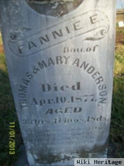 Frances A. "fannie" Anderson