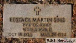 Pvt Eustace Martin Sims