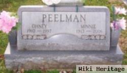 Minnie Jane Barnhill Peelman