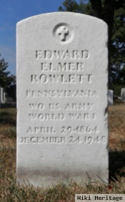 Edward Elmer Rowlett