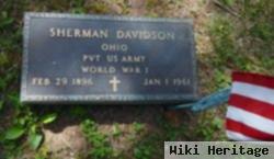 Pvt Sherman Davidson