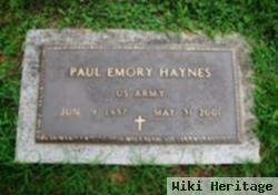 Paul Emory Haynes
