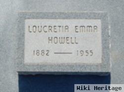 Loucretia Emma Howell