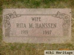 Rita M Hanssen