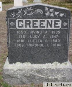 Irving A Greene