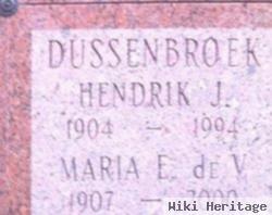 Maria E. De V Dussenbroek