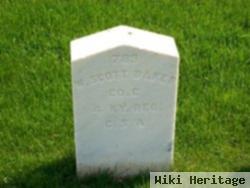 Pvt W. Scott Baker