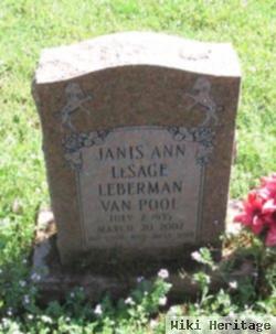 Janis Ann Lesage Leberman Van Pool