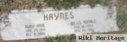 Willis Ronald "dick" Haynes