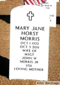 Mary Jane Coppenbarger Morris