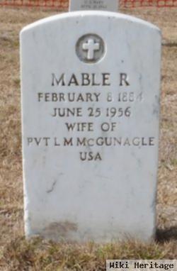 Mable R Mcgunagle