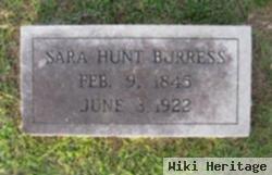 Sarah Hunt Burress