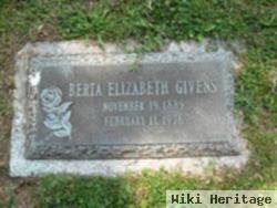 Bertha Elizabeth Givens