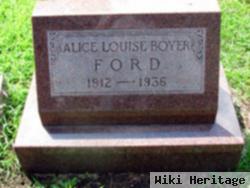 Alice Louise Boyer Ford