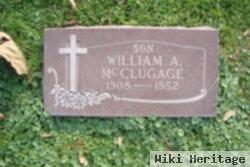 William A Mcclugage