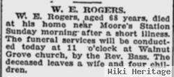 William Edgar "ed" Rogers