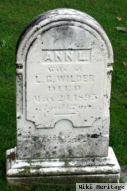 Ann L. Wilder