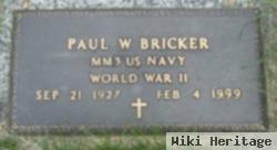 Paul W Bricker