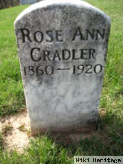 Rose Ann Fleming Cradler