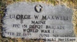 George W Maxwell